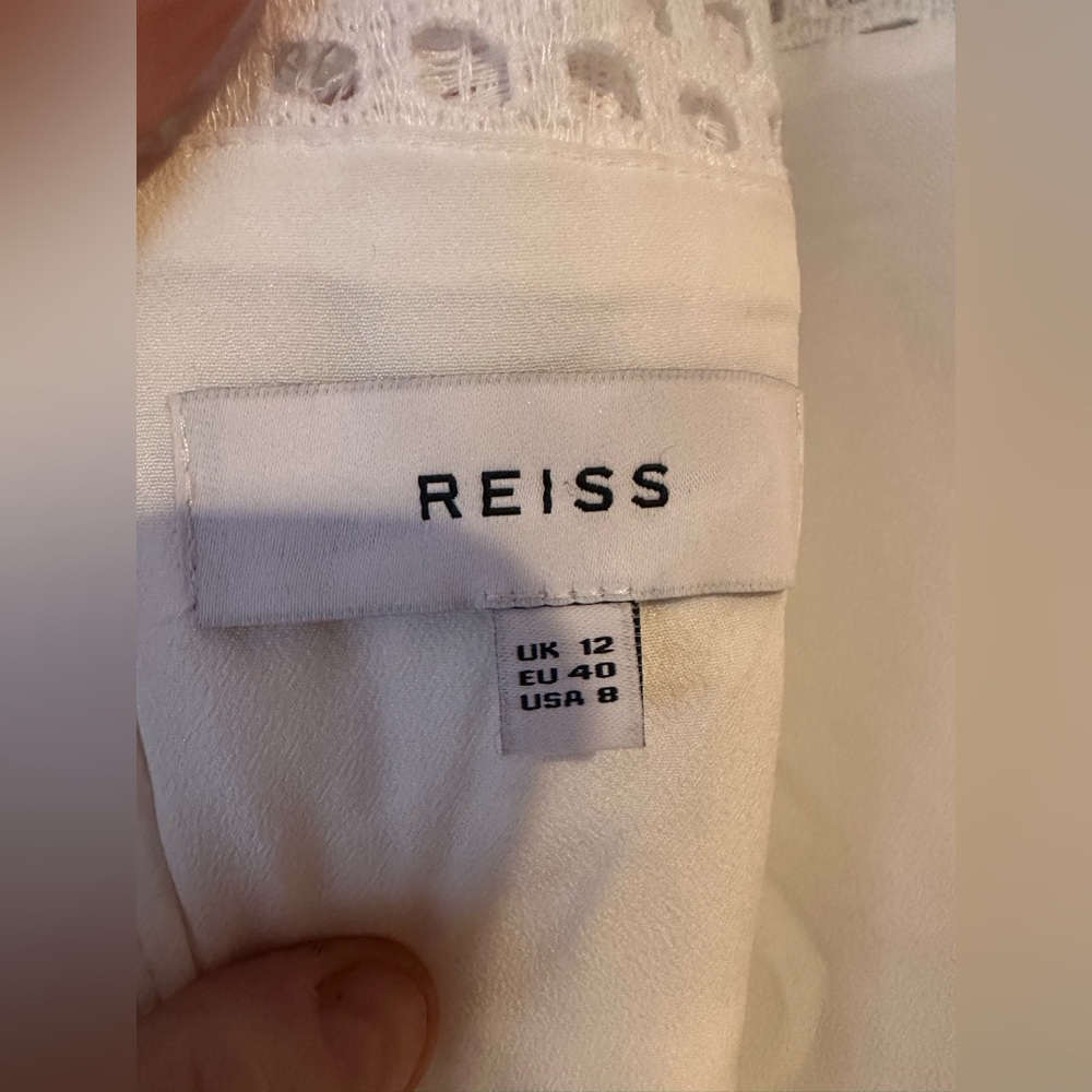 REISS | Damara Lace Mini Dress, US8 - Picture 9 of 10